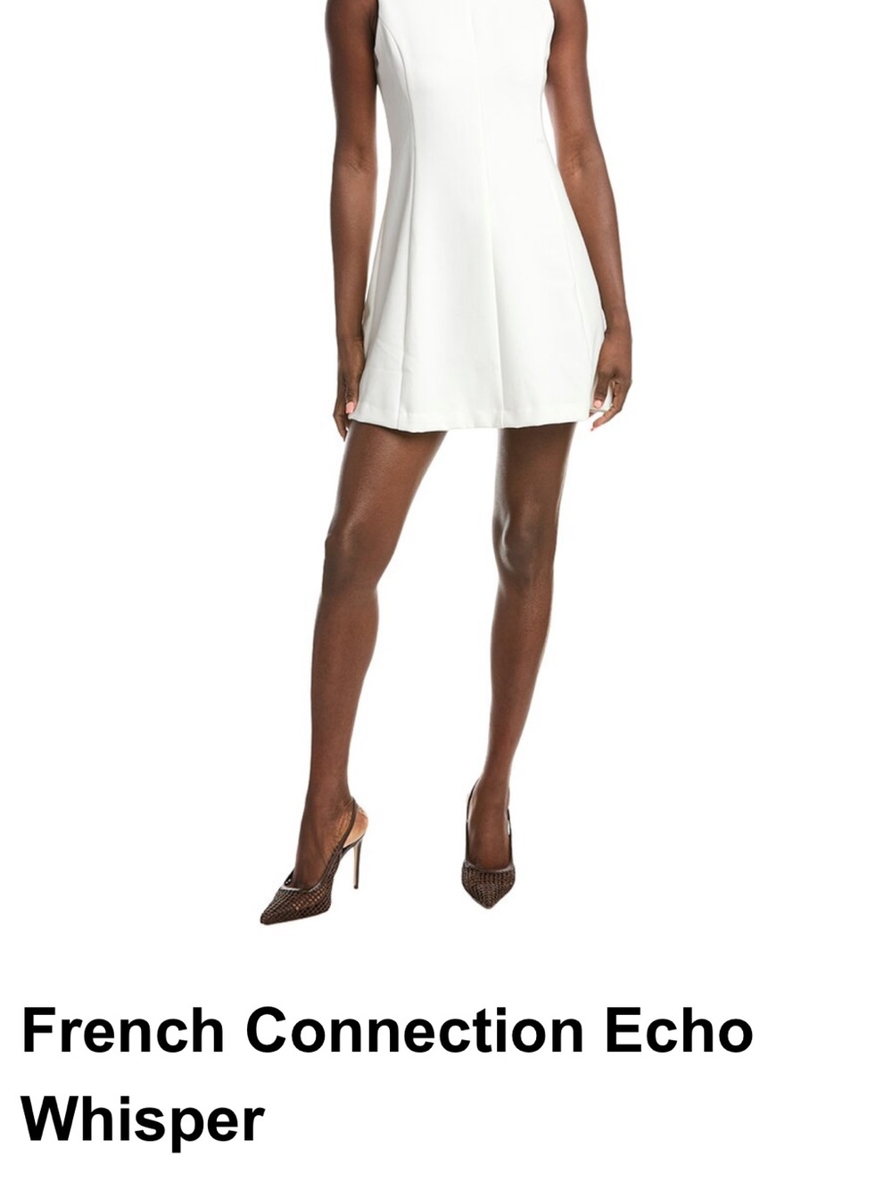 French Connection Echo Whisper Women's sleeveless dress size 10 NWT lined
